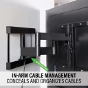 SLF428, in-arm cable management