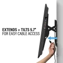 SLT4, Extends and tilts 5.7" for easy cable access